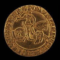 Francesco in Armor on Horseback, Wielding Sword [reverse], Milanese 16th Century, 16th century