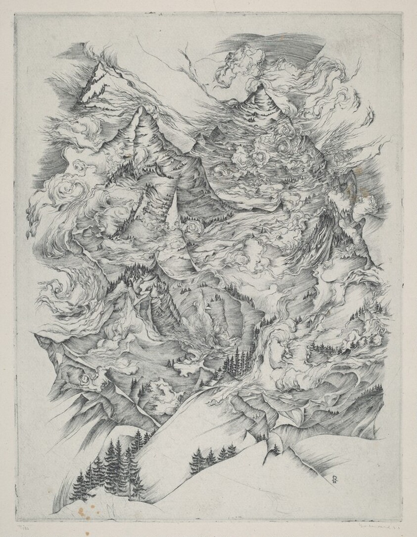 Landscape with Clouds