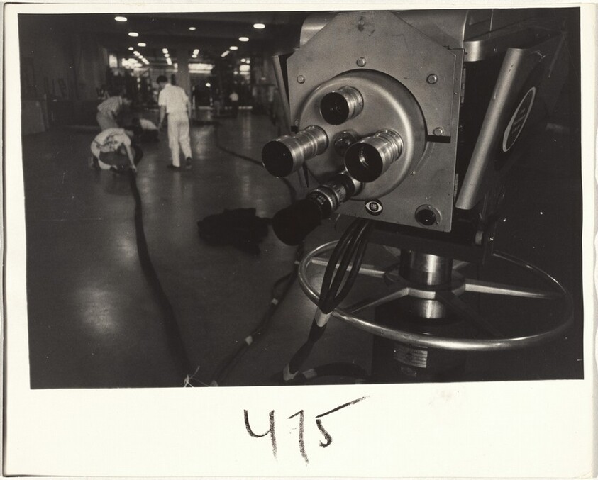 Camera, CBS TV studio--Burbank, California