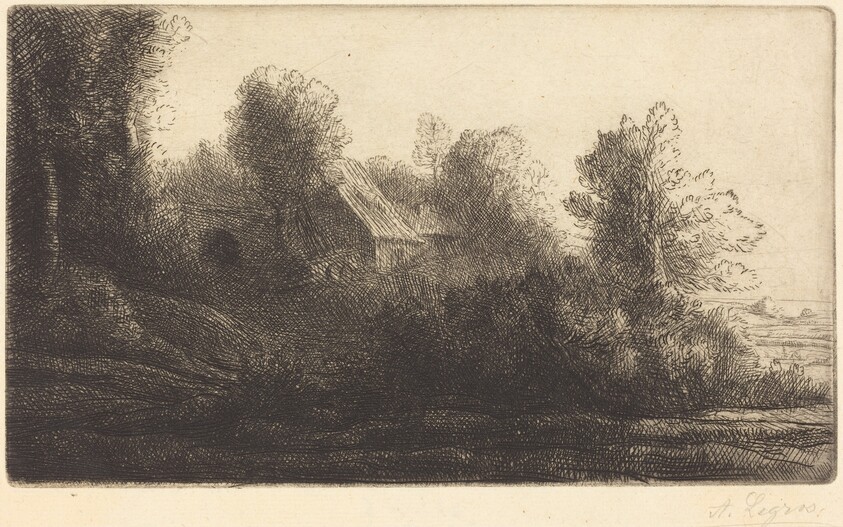 View of a Farm, 2nd plate (La ferme de Bienheureux)