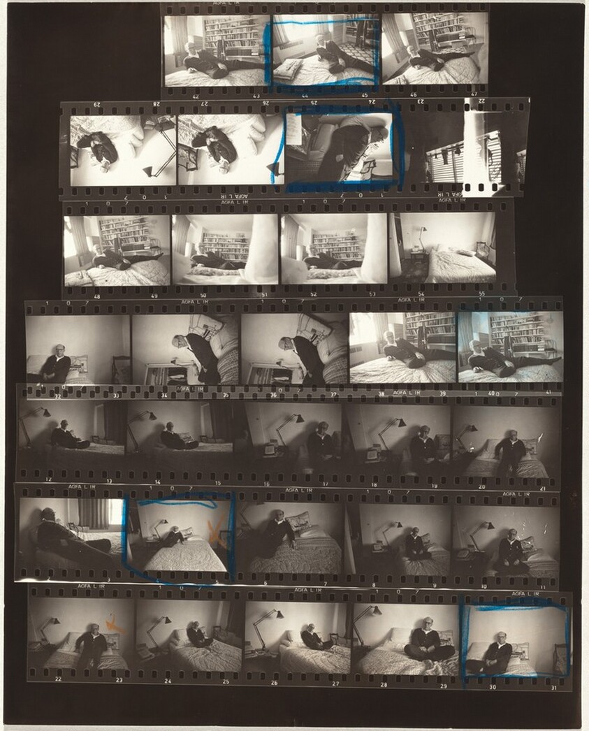 Saul Steinberg--Bed story for "Harper's Bazaar" S1