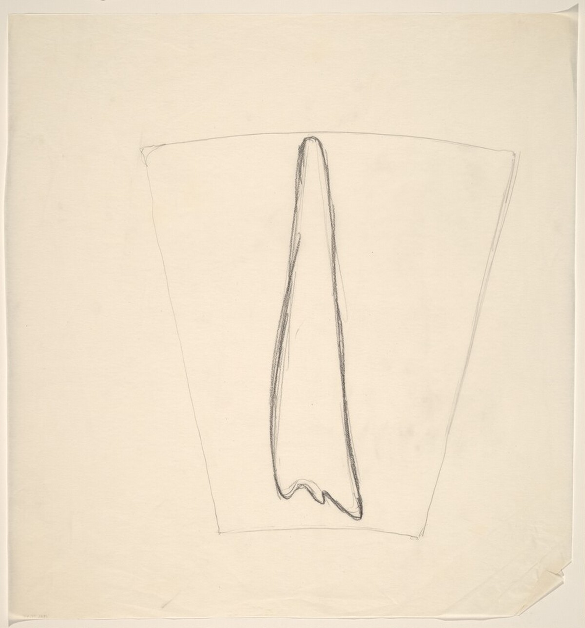 Sketch for "Building - Blocks for a Doorway" (I)