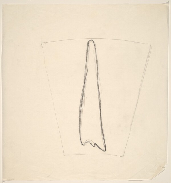 Sketch for "Building - Blocks for a Doorway" (I)