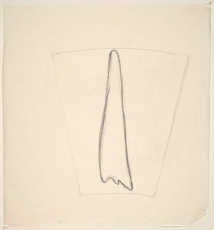 Sketch for "Building - Blocks for a Doorway" (I)