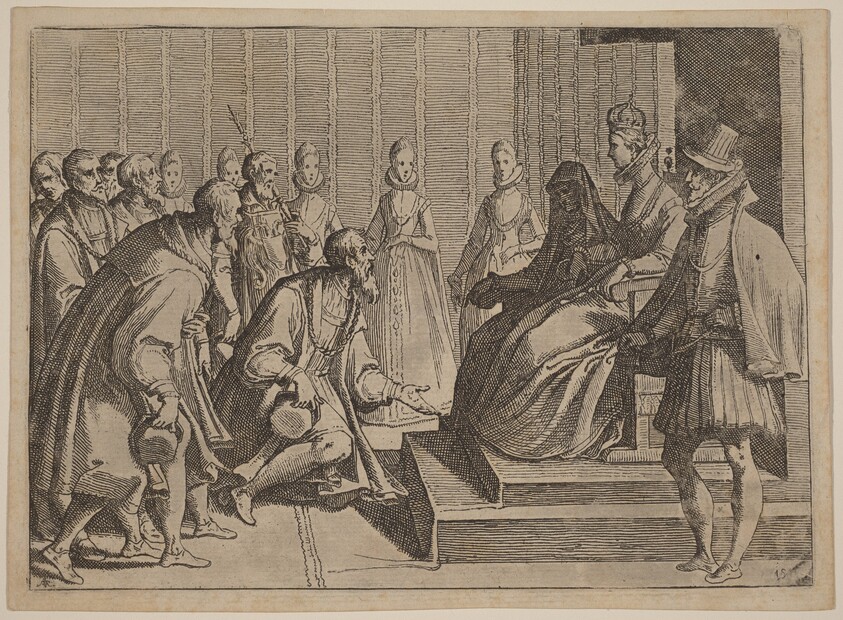 Margaret of Austria Giving Audience to a Nobleman