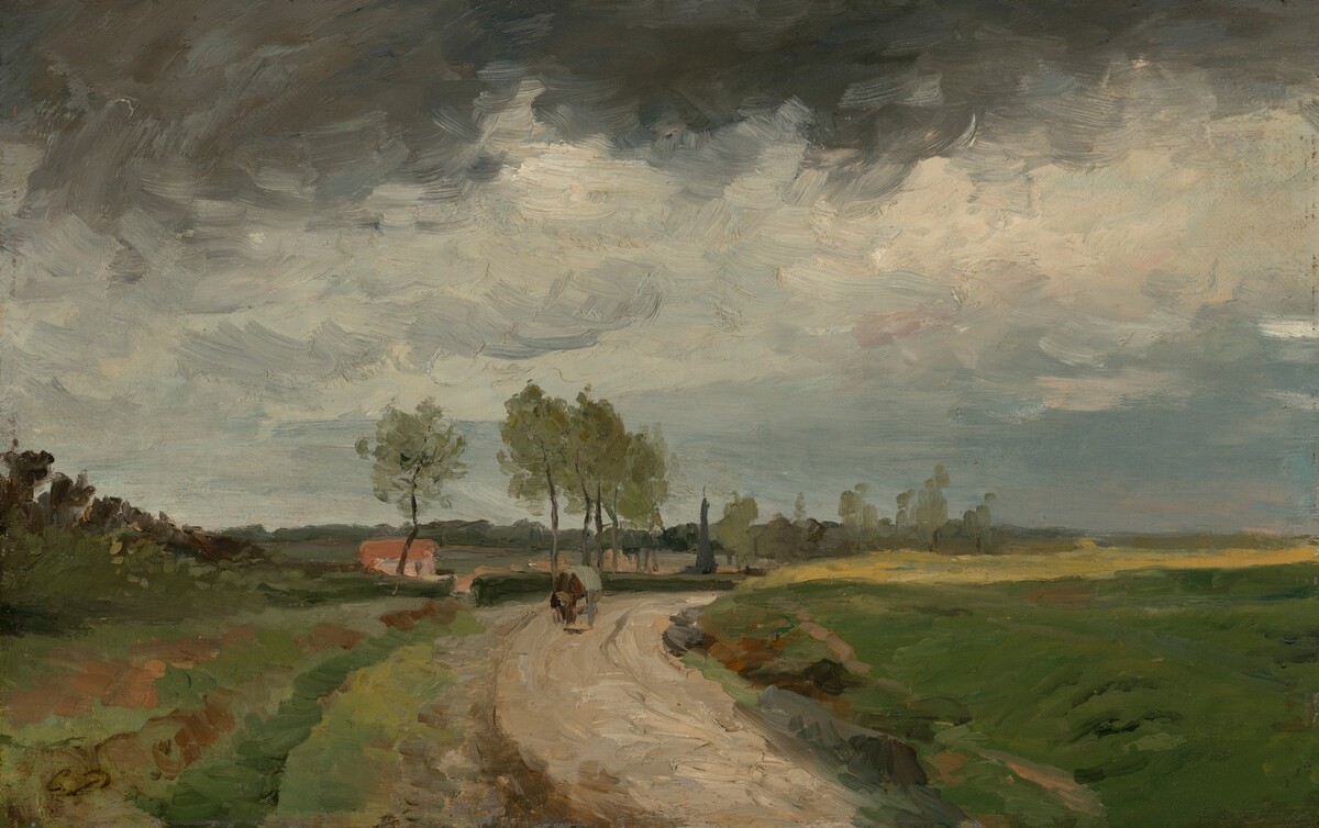 Landscape, Distant Village