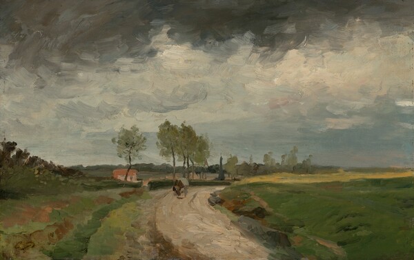 Landscape, Distant Village