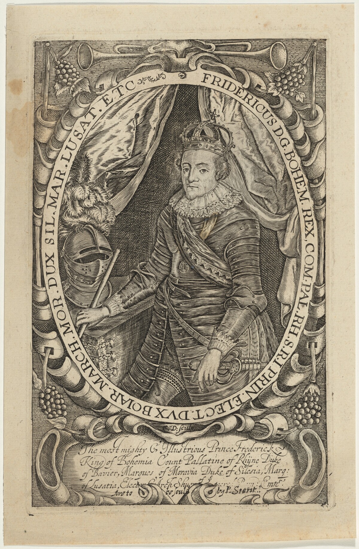 Fredericus D.G. Bohem. Rex (Frederick V, Kingof Bohemia)