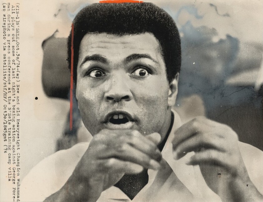 Title from caption on object: “New and Old Heavyweight Champion Muhammad Ali...”