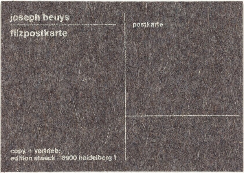 Filzpostkarte (Felt Postcard)