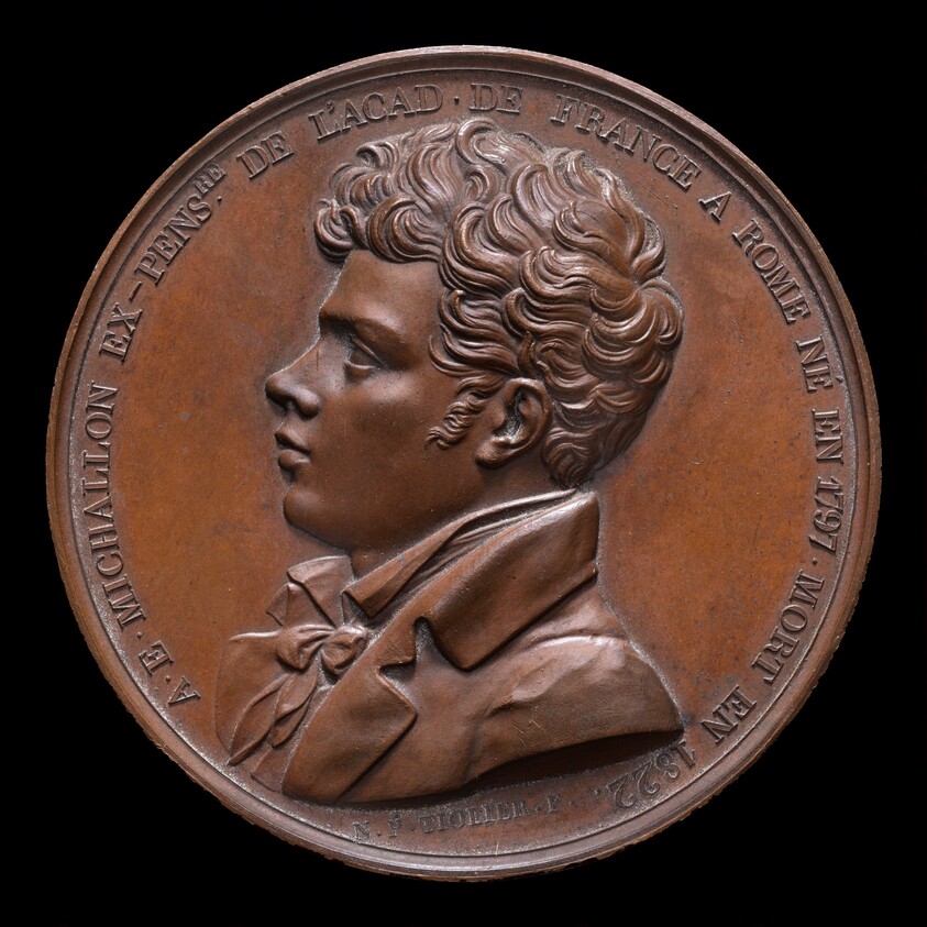 Achille-Etna Michallon, 1796-1822, French Painter [obverse]