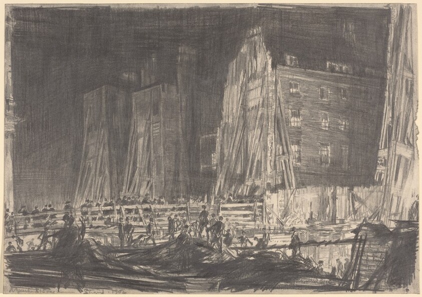 Demolition of Wyck Street