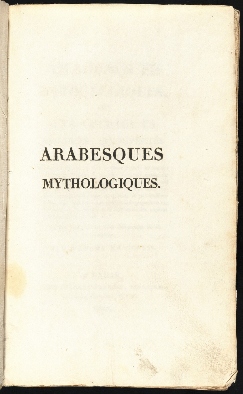 Arabesques Mythologiques