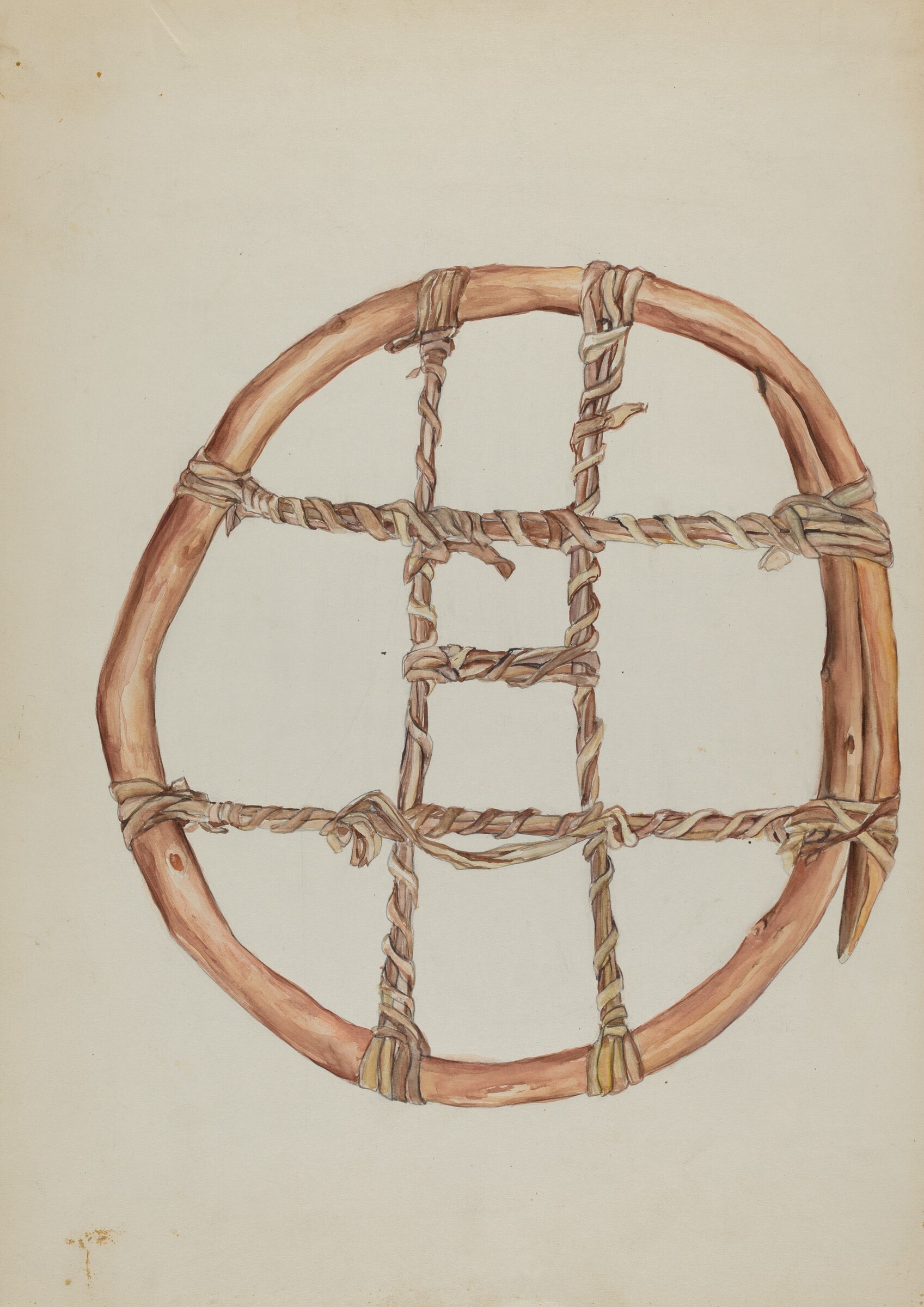 Indian Snow Shoe, Natalie Simon, c. 1937