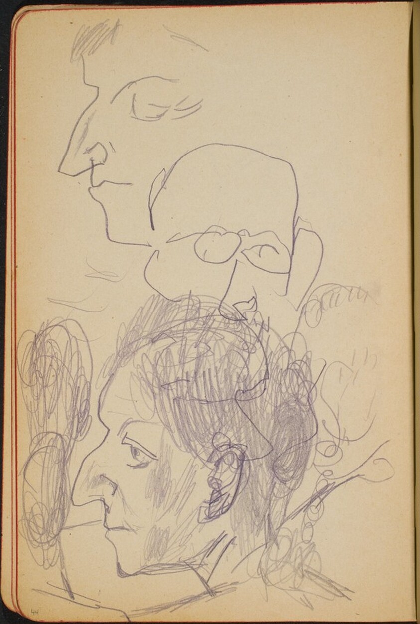 Studienköpfe (Portrait Studies) [p. 44]