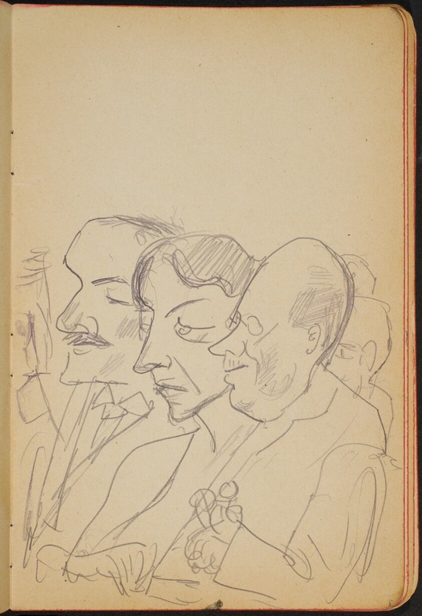 Menschen [in einem Casino?] (People [in a Casino?]) [p. 5]