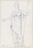 Statue of Minerva, Jacques-Louis David, 1775/80