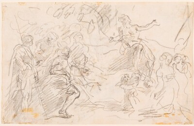 Biblical Scene [verso]