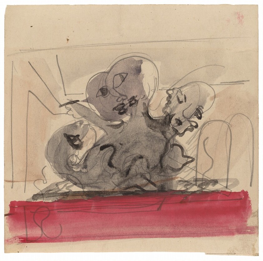 Abstract Composition with Figures