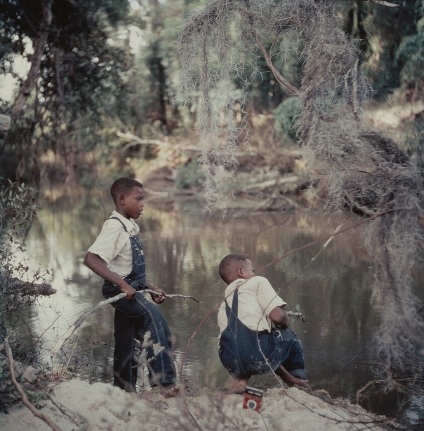 Boys Fishing, Shady Grove, Alabama