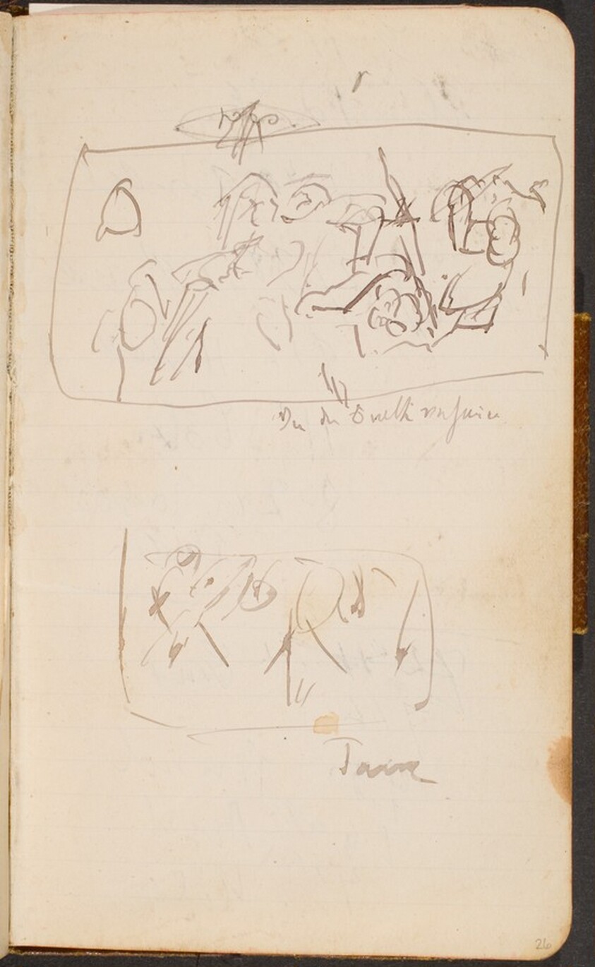 Zwei Skizzen (Two Sketches) [p. 26]