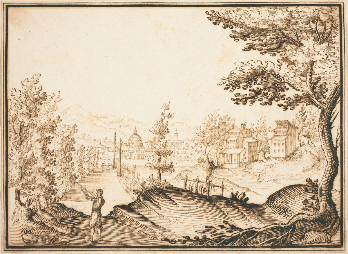 A Landscape with a Domed Building