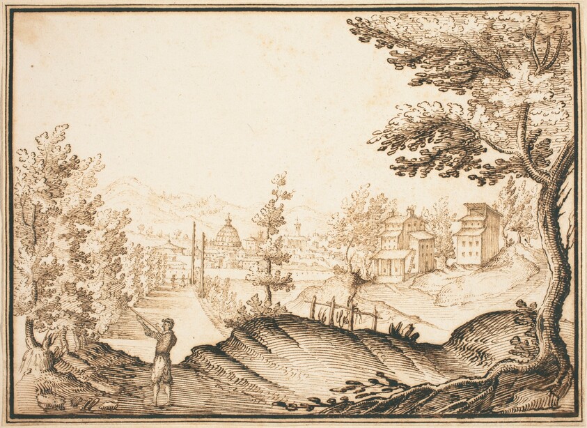 A Landscape with a Domed Building
