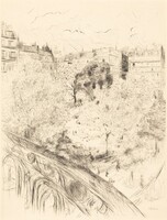 Square Vintimille (Le square Vintimille), Edouard Vuillard, published 1937
