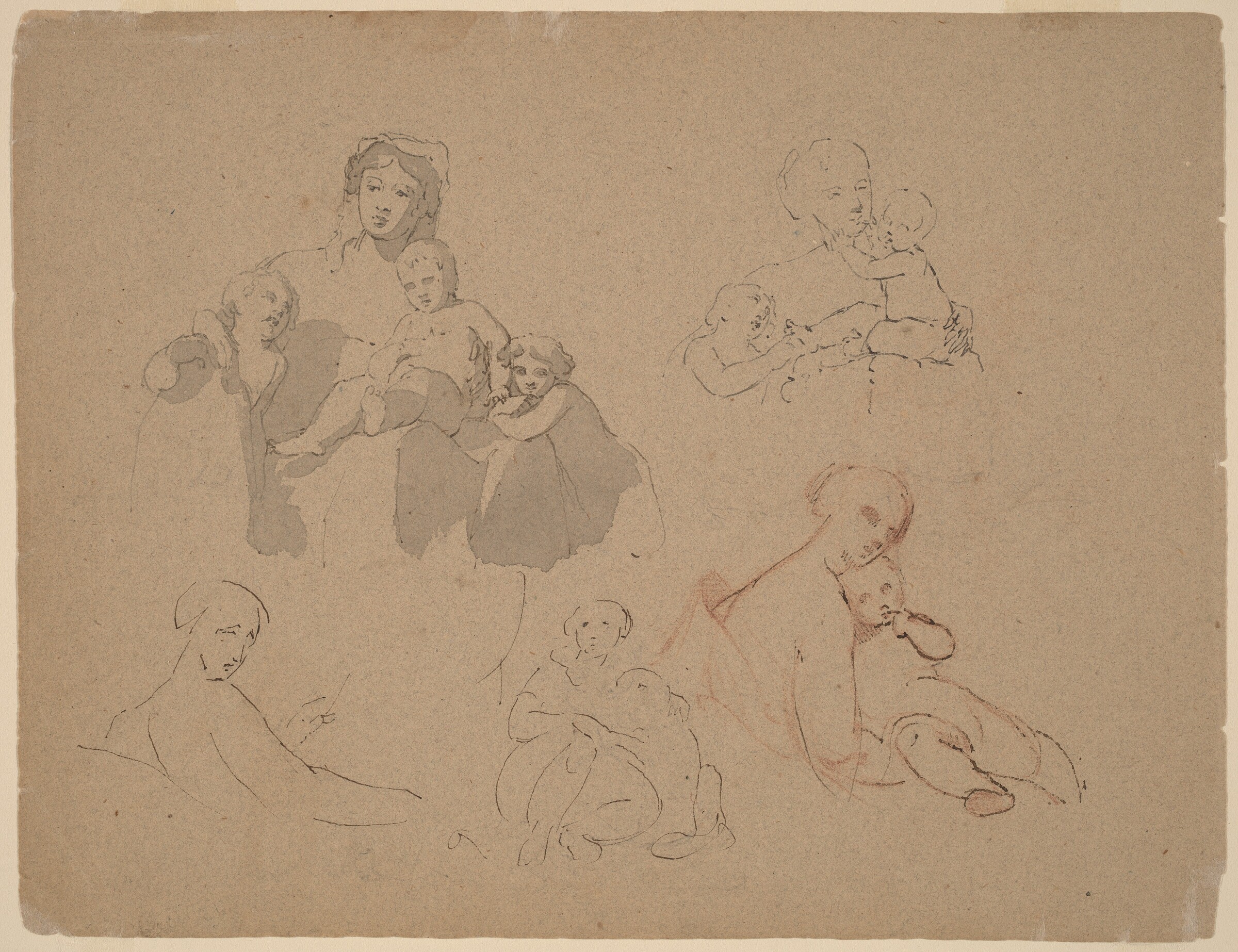 Studies: Major Thomas Biddle and Thomas Wilcocks Sully, Thomas Sully, 1820