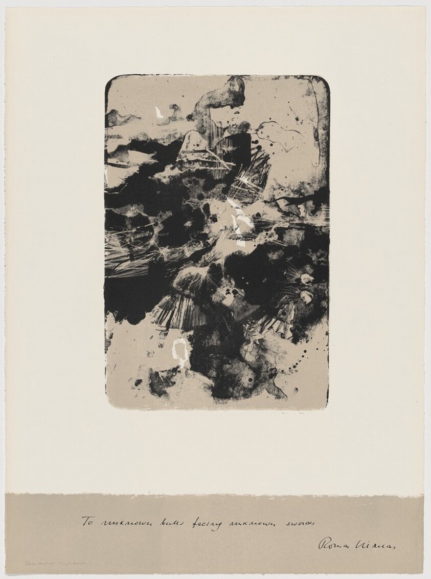 To Unknown Bulls Facing Unknown Swords