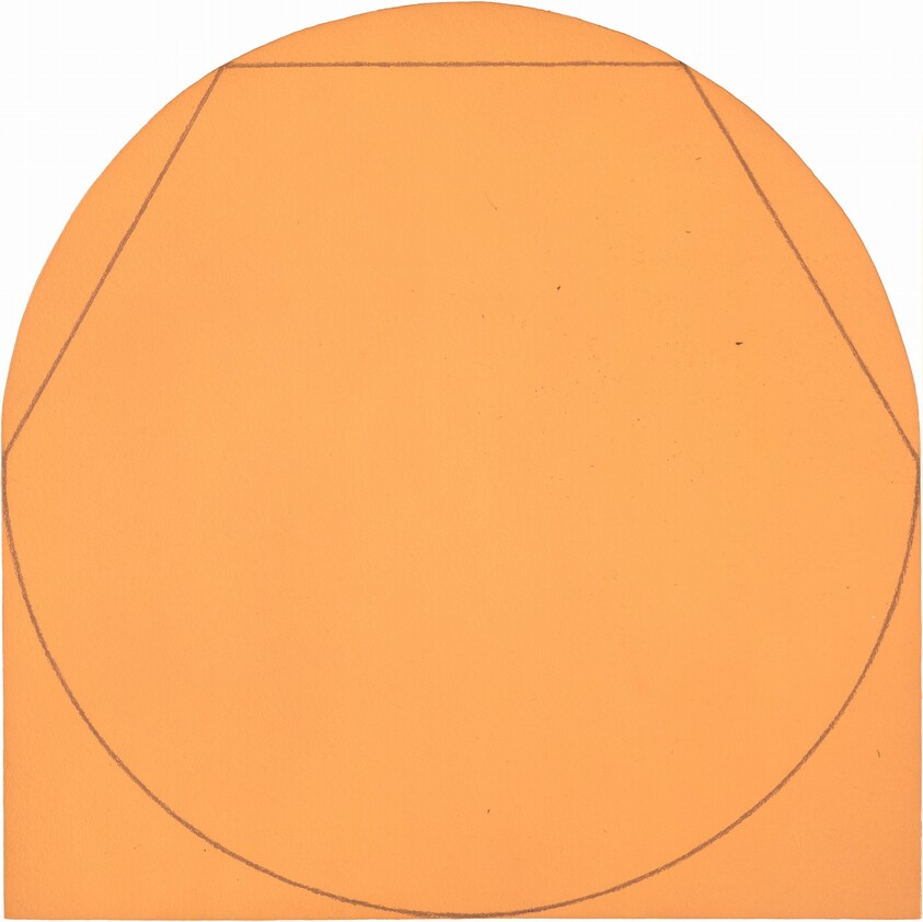 Model for Painting: Circle in and out of a Polygon II
