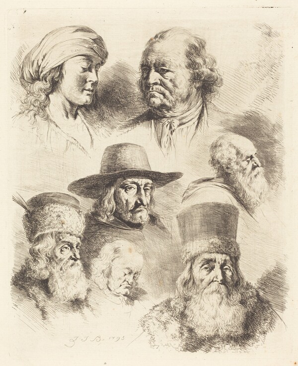 Seven Studies of Heads
