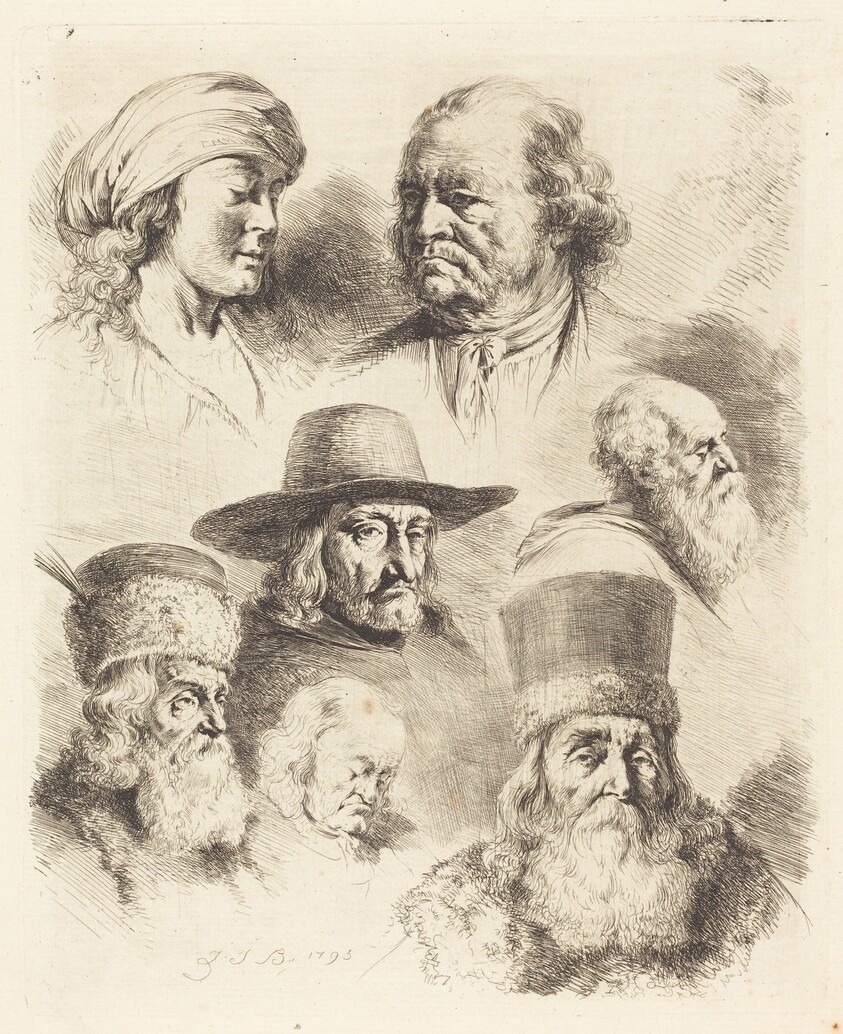 Seven Studies of Heads