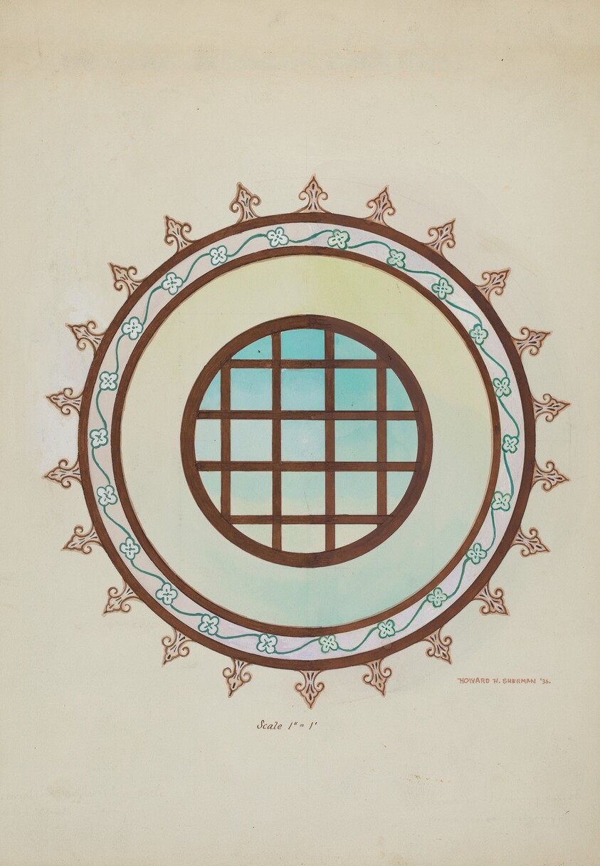 Window in Choir Loft Looking South San Luis Rey Mission