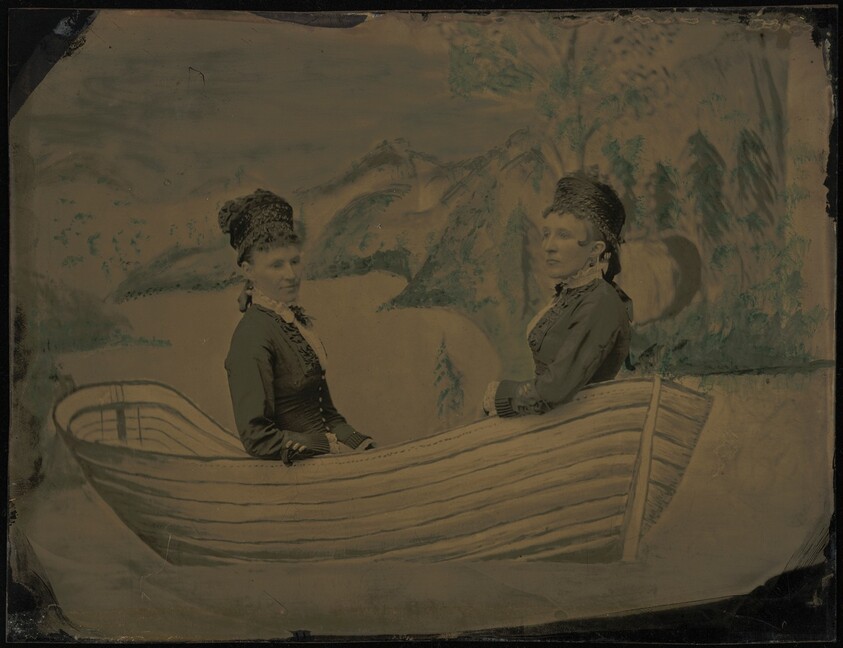 Portrait of Two Women in a Boat