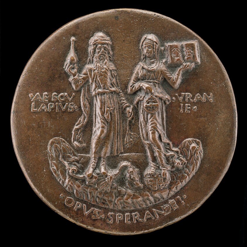Aesculapius and Urania [reverse]