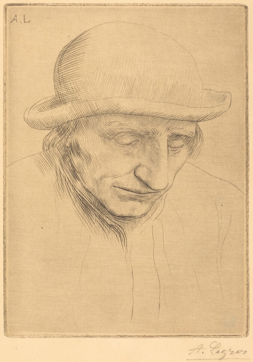 Peasant in a Round Hat (Paysan avec chapeau rond)
