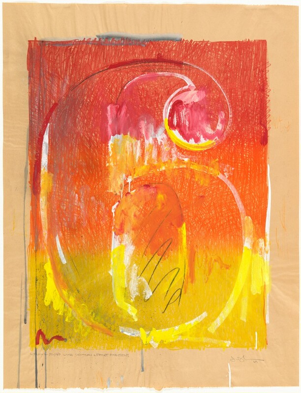 Jasper Johns Figure 6 trial proof lithograph National Gallery of Art