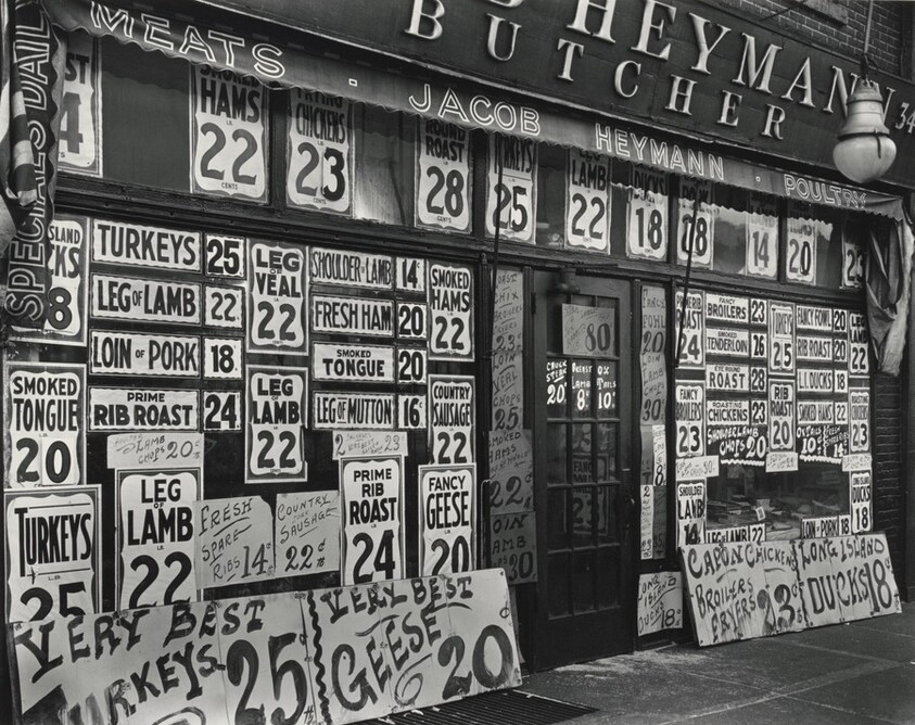 Jacob Heymann: Butcher Shop, 345 Sixth Avenue