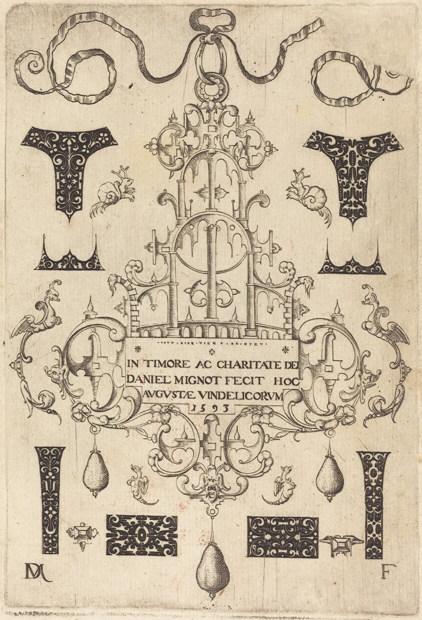 Title Page: Pendant, Surrounded by Eight Small Studs