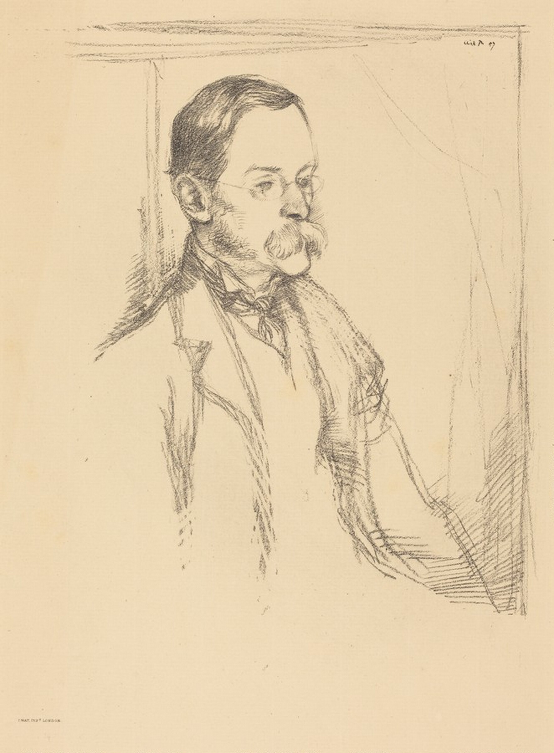 Sir Frederick Pollock, Sir William Rothenstein, 1897