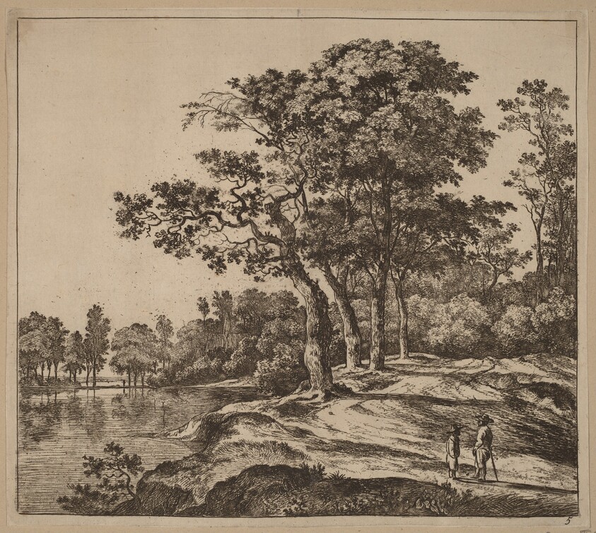 Landscape with Four Trees
