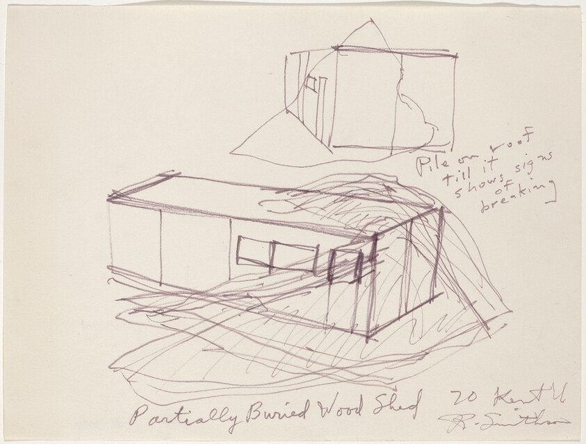 Partially Buried Woodshed [lower right]