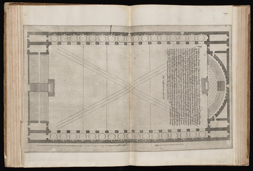 Plan of the Cortile Belvedere