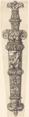 Design for a Dagger Sheath with Cain and Abel