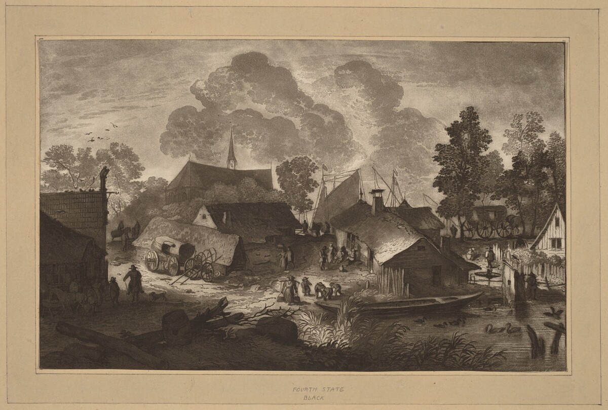 Village with Pond