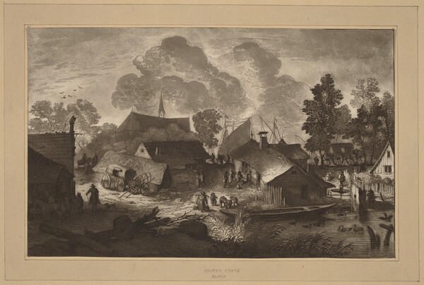 Village with Pond