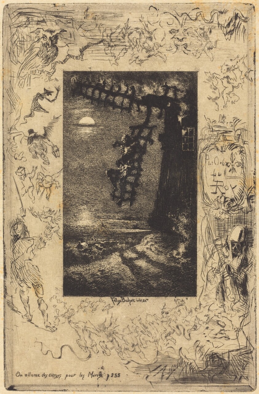 On allume les cierges pour les Morts (They light candles for the dead)