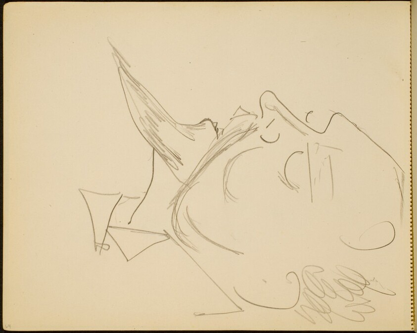 Profil eines Mannes mit Spitzbart (Portrait of a Man with a Pointed Beard) [p. 64]