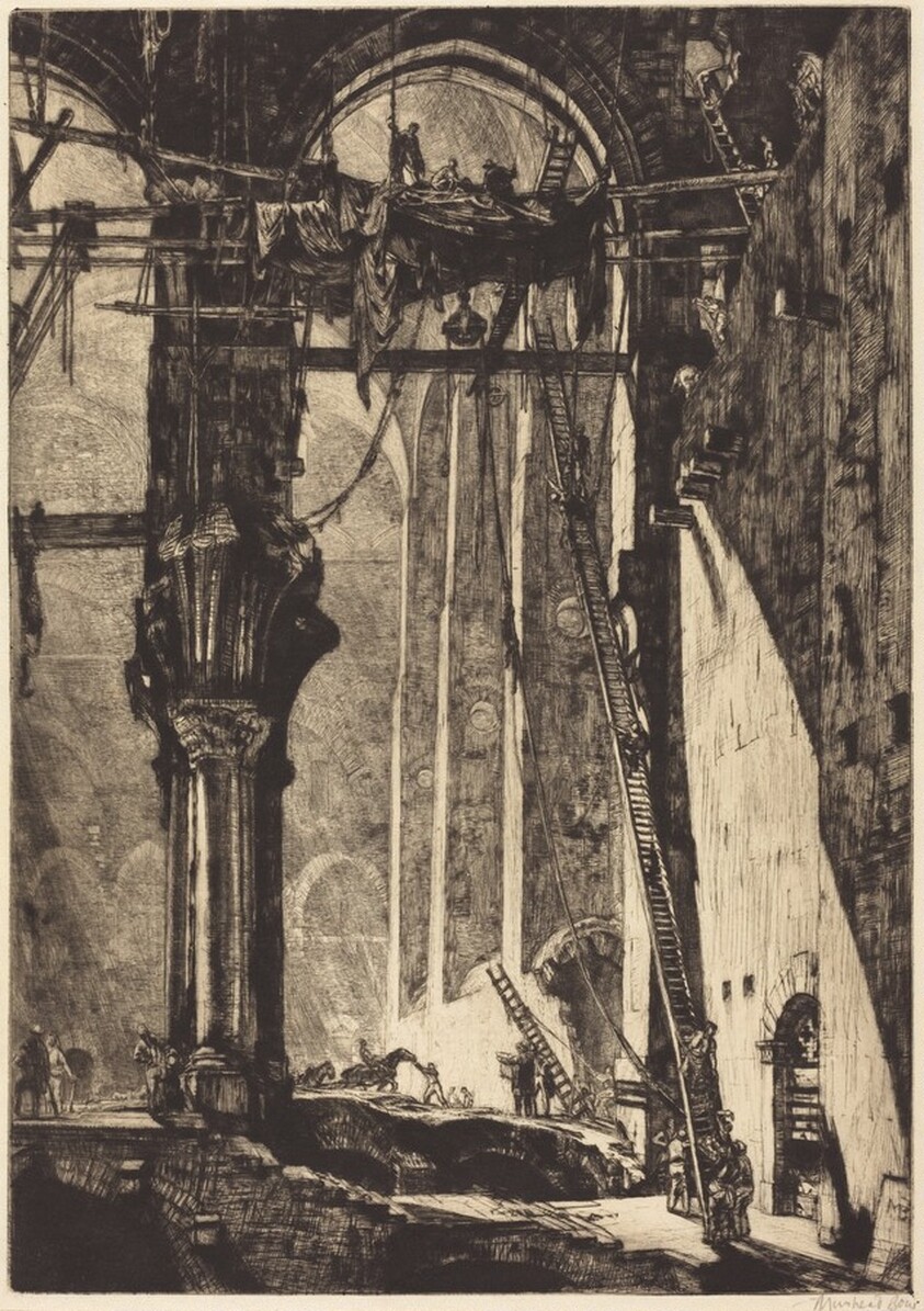 Demolition of St. James's Hall, Interior